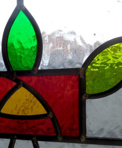 Art Deco Stained Glass Panel