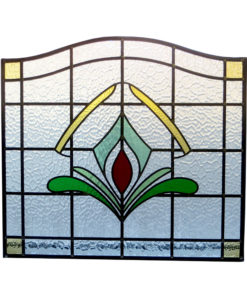 Art Deco 1930s Stained Glass Panel