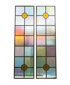 Traditional Colourful Stained Glass Panels