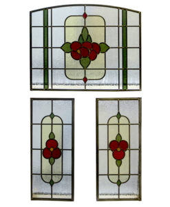 Floral 1930 Stained Glass Panel