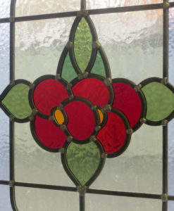 Floral 1930 Stained Glass Panel