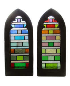 Colourful Contemporary Stained Glass Panels