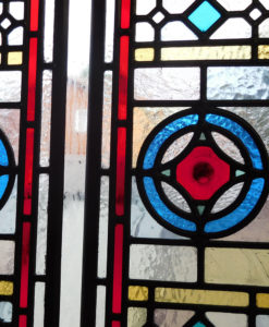 Intricate Edwardian Stained Glass Panels