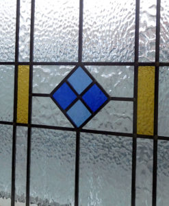 Diamond Center 1930s Stained Glass Panel
