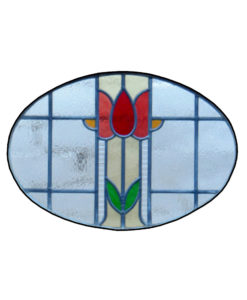 1930 Period Stained Glass Panel