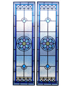 Victorian Star Stained Glass Panels