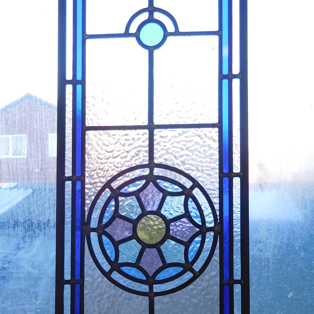 Victorian Star Stained Glass Panels