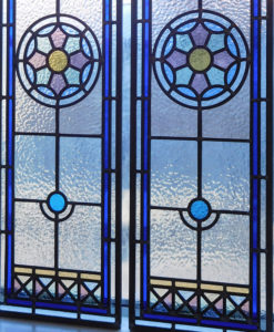 Victorian Star Stained Glass Panels