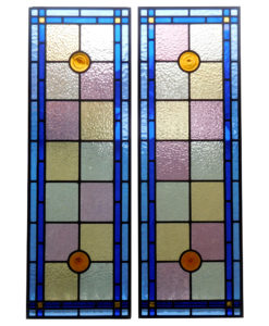 Victorian Edwardian Stained Glass Panels