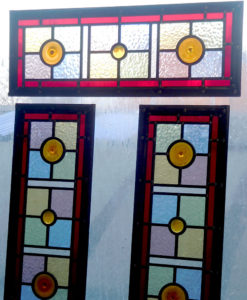 Simple Victorian Stained Glass Panels