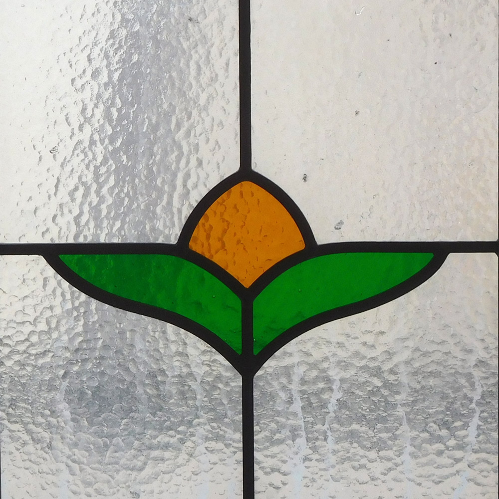 Simple Stained Glass Panel - From Period Home Style