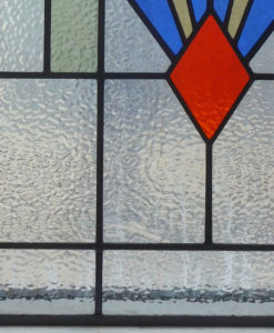 1930 Art Deco Stained Glass Panel