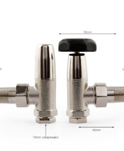 Manual Crane Polished Nickel Blenheim Valves