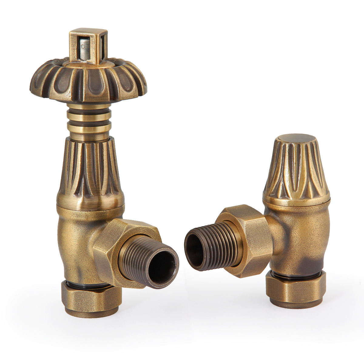 Natural Brass Thermostatic Chatsworth Valves