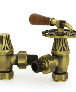 Natural Brass Renaissance Lever Handle Valves