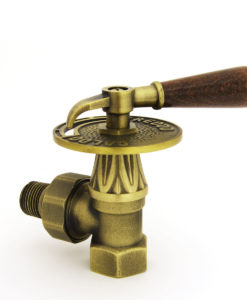 Natural Brass Renaissance Lever Handle Valves (Type A2)