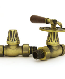 Natural Brass Renaissance Lever Handle Valves