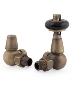 Natural Brass Corner Thermostatic Windsor Valves