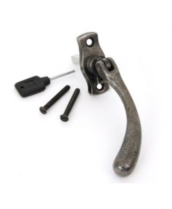 Antique Pewter Peardrop Espagnolette (LH)