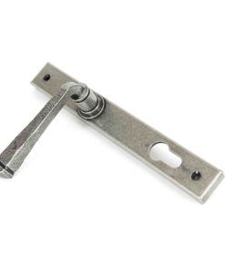 Pewter Patina Avon Slimline Lever Espag. Lock Set