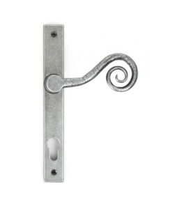 Pewter Patina Monkeytail Slimline Lever Espagnolette Lock Set (LH)