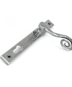 Pewter Patina Monkeytail Slimline Lever Espagnolette Lock Set (LH)