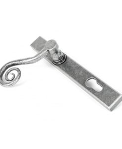 Pewter Patina Monkeytail Slimline Lever Espagnolette Lock Set (LH)