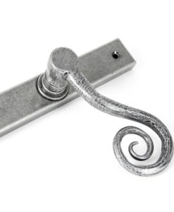 Pewter Patina Monkeytail Slimline Lever Espagnolette Lock Set (LH)