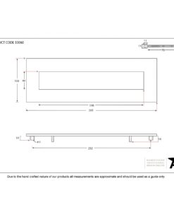 Polished Brass Letterplate (Small)