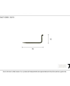 Beeswax L Hook (Small)