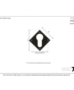 Black Diamond Euro Escutcheon