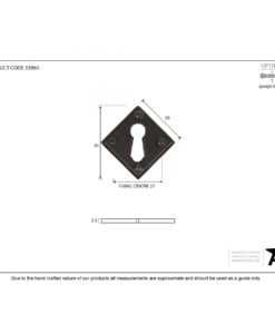 Black Diamond Escutcheon