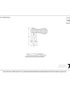 Rosewood Beehive Escutcheon