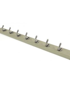 Natural Smooth & Olive Green Stable Coat Rack