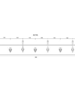 Natural Smooth & Olive Green Country Hat & Coat Rack