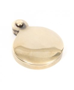 Aged Brass Round Escutcheon