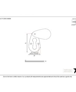 Polished Nickel Plain Escutcheon