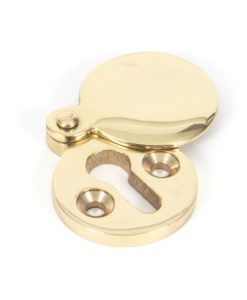 Polished Brass Round Escutcheon
