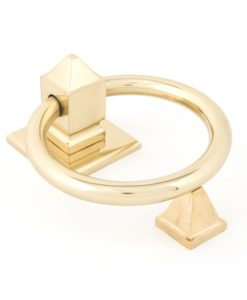 Polished Brass Ring Door Knocker