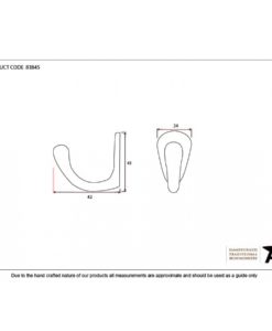 Black Single Robe Hook