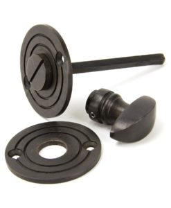 Aged Bronze Round Bathroom Thumbturn