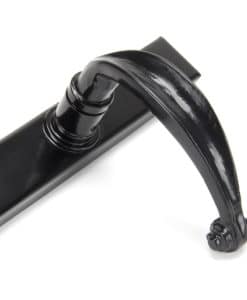 Black Cottage Slimline Lever Espagnolette Lock Set