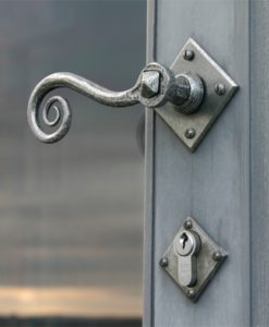 Pewter Diamond Euro Escutcheon