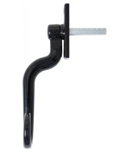 Black Deluxe Monkeytail Espagnolette Handle (RH)