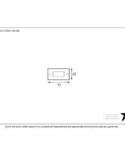 Black Receiver Plate (Large)