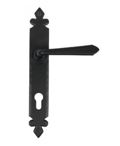 Black Cromwell Lever Espagnolette Lock Set