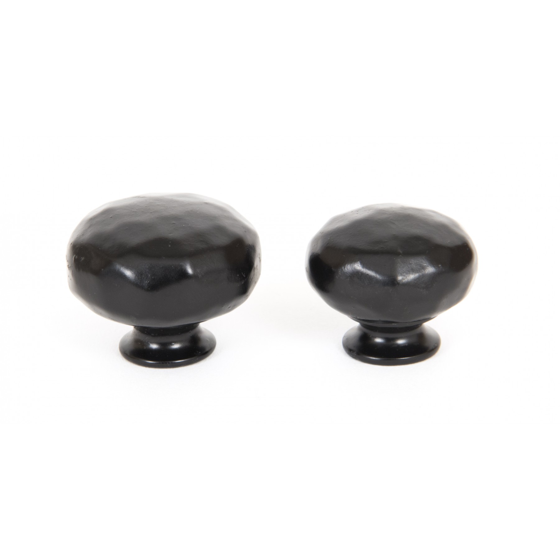 Black Hammered Knob (Large) - From Period Home Style
