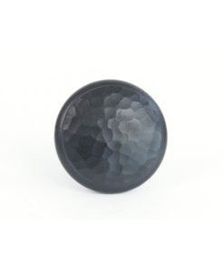 Black Beaten Cupboard Knob (Large)