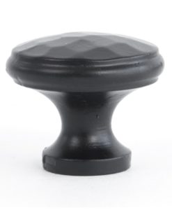 Black Beaten Cupboard Knob