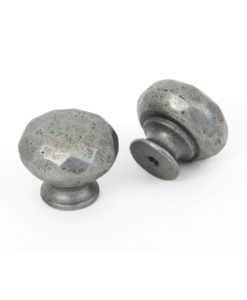 Natural Smooth Hammered Knobs